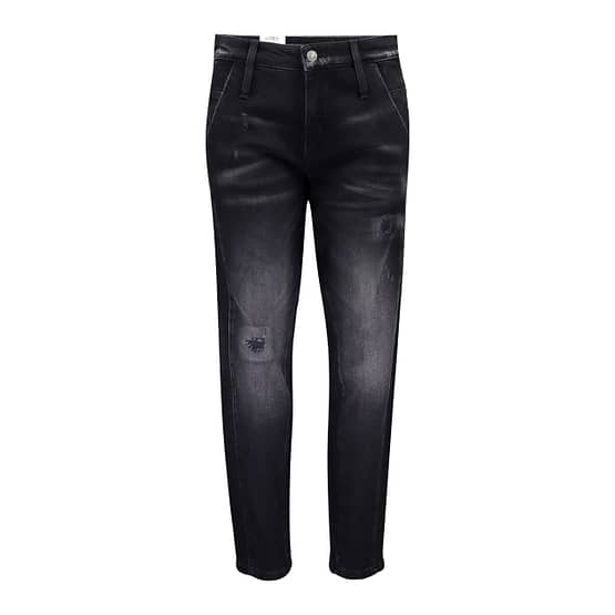MAC • zwarte Boyfriend destroyed jeans