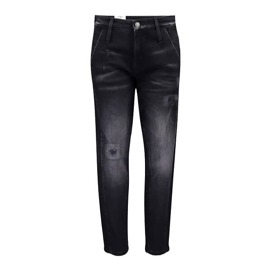 MAC • zwarte Boyfriend destroyed jeans