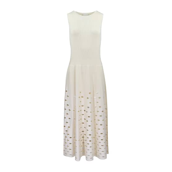 By Malene Birger • midi jurk in ecru