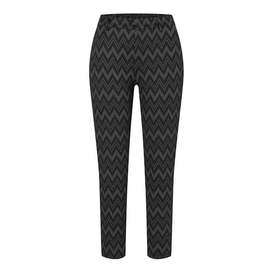 MAC • zwarte pantalon Claris zig zag