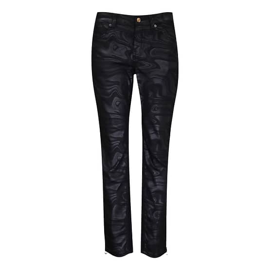 MAC • zwarte Rich Slim Chic jeans coated