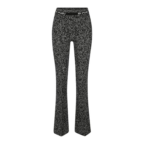 Cambio • zwart witte Flower broek