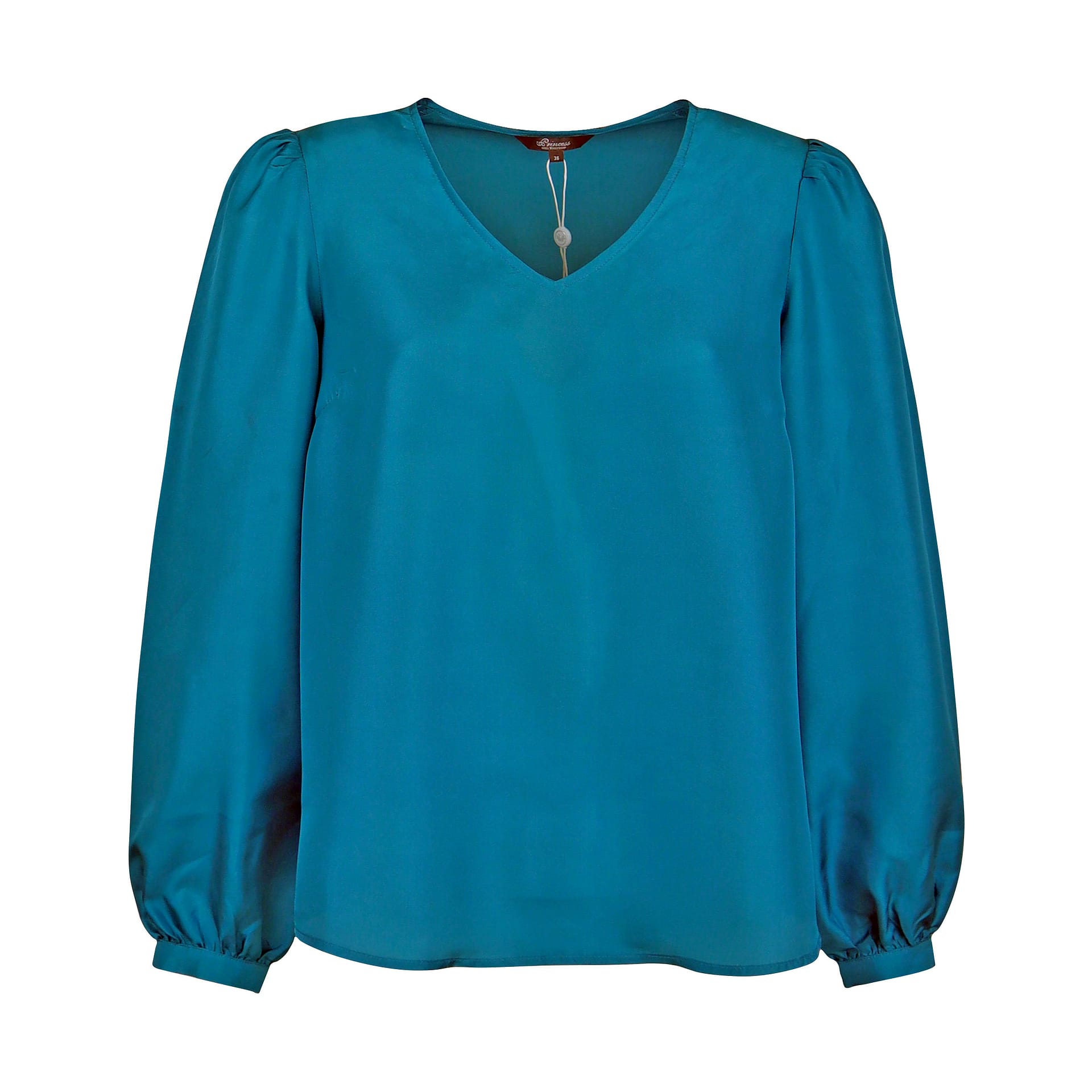 Analytisch Donker worden verhouding Princess goes Hollywood • zijden blouse in petrol • shop BollyWolly